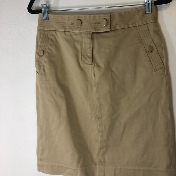 Jcrew women’s pencil skirt tan career size 2 - Picture 4 of 9